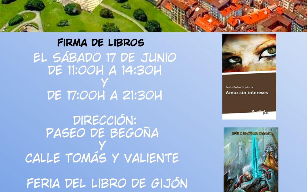 Firma de libros en Gijón