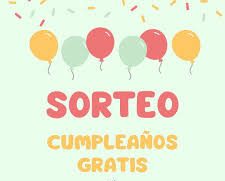 ¡ Es mi cumpleaños ! sorteo